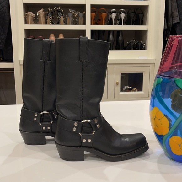 Frye Shoes - Frye Harness Boot Black